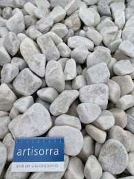 muestra canto rodado blanco 40-60